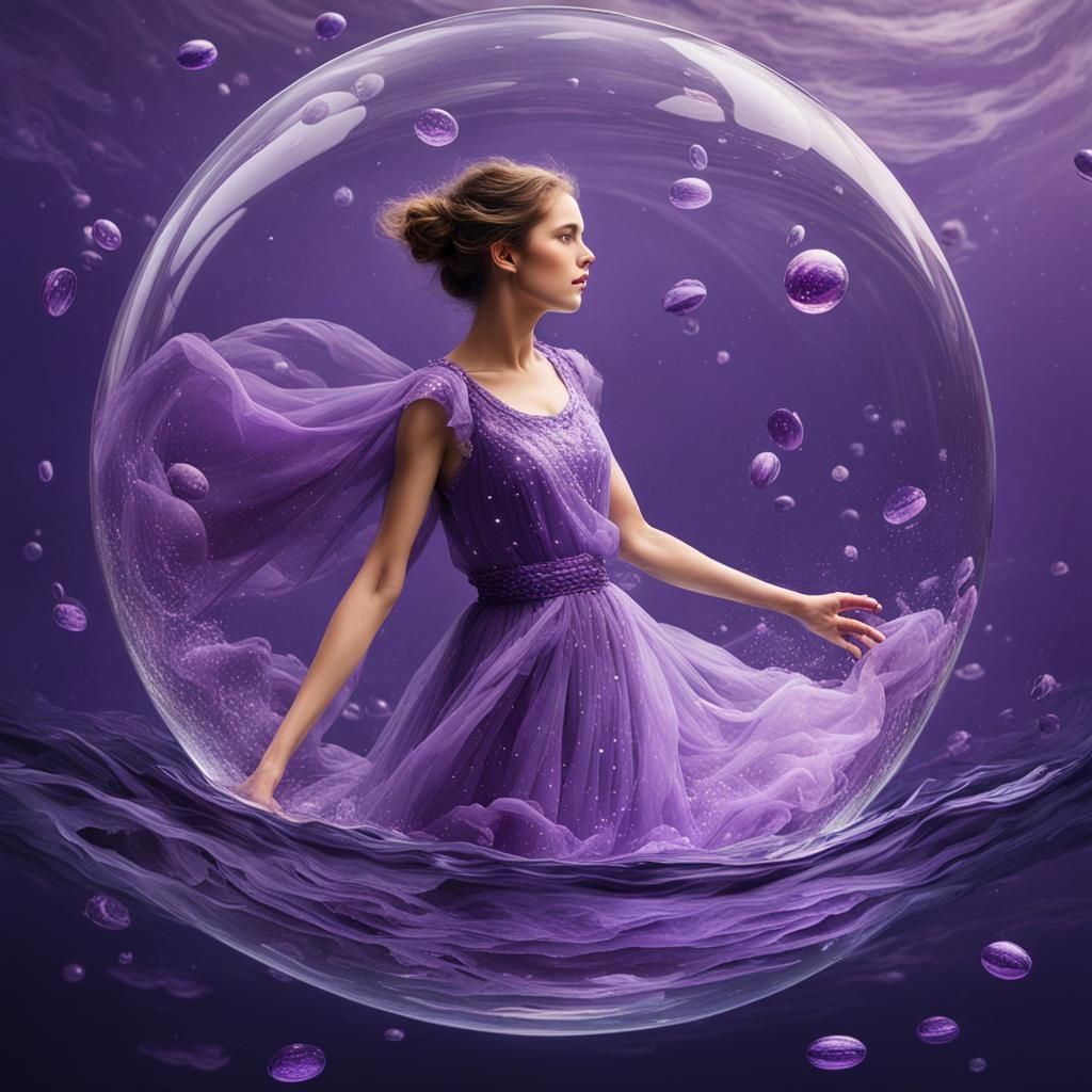 comme dans une bulle