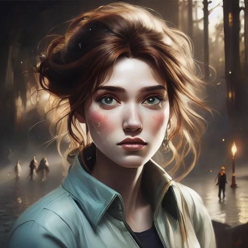 Detailed Portrait in the Style of Digital Art