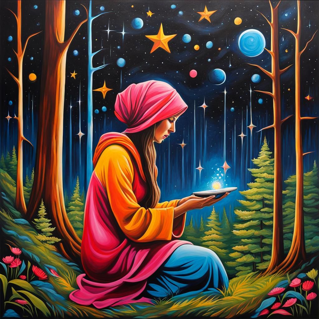 Hermit Woman Seeks Enlightenment in Graffiti Art