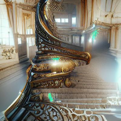 Ornate Beaux-Arts Entry Hall with Curved Staircase