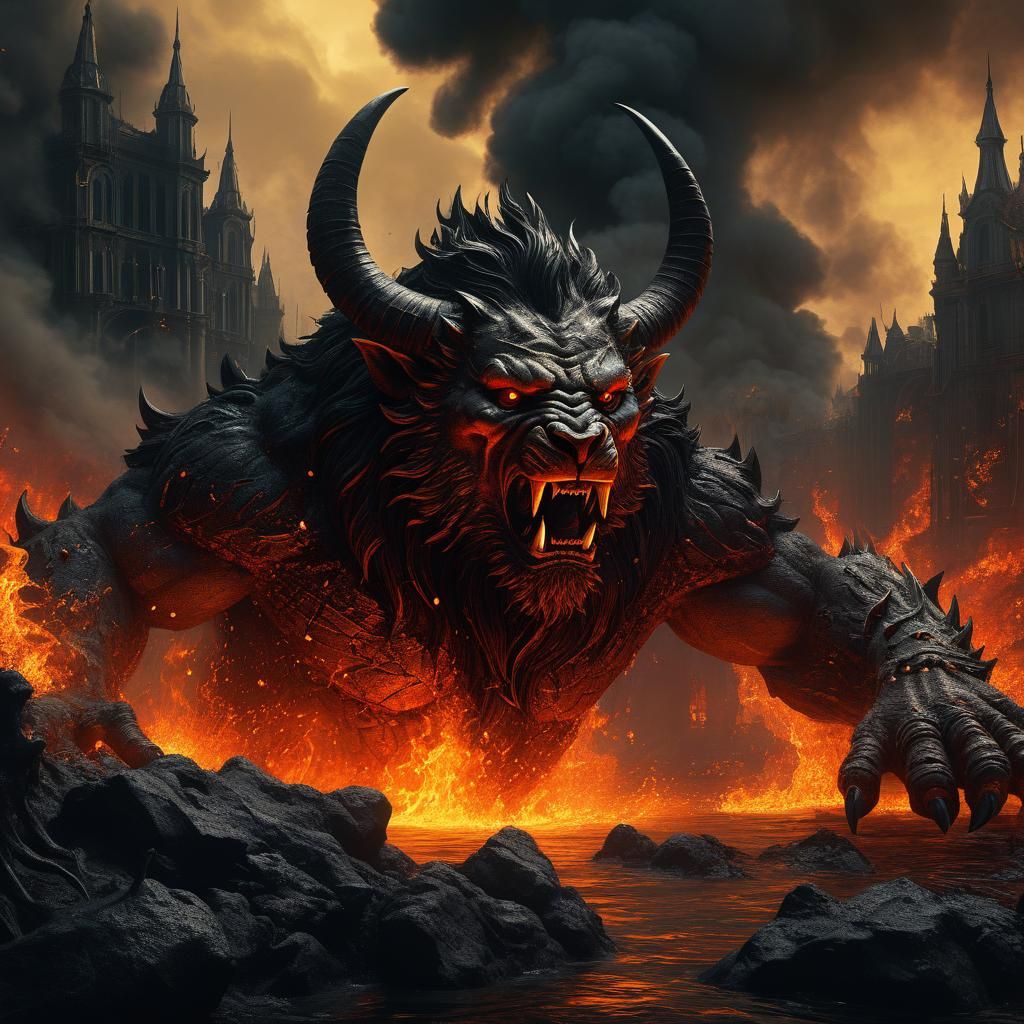 Number of the Beast in Doré Style