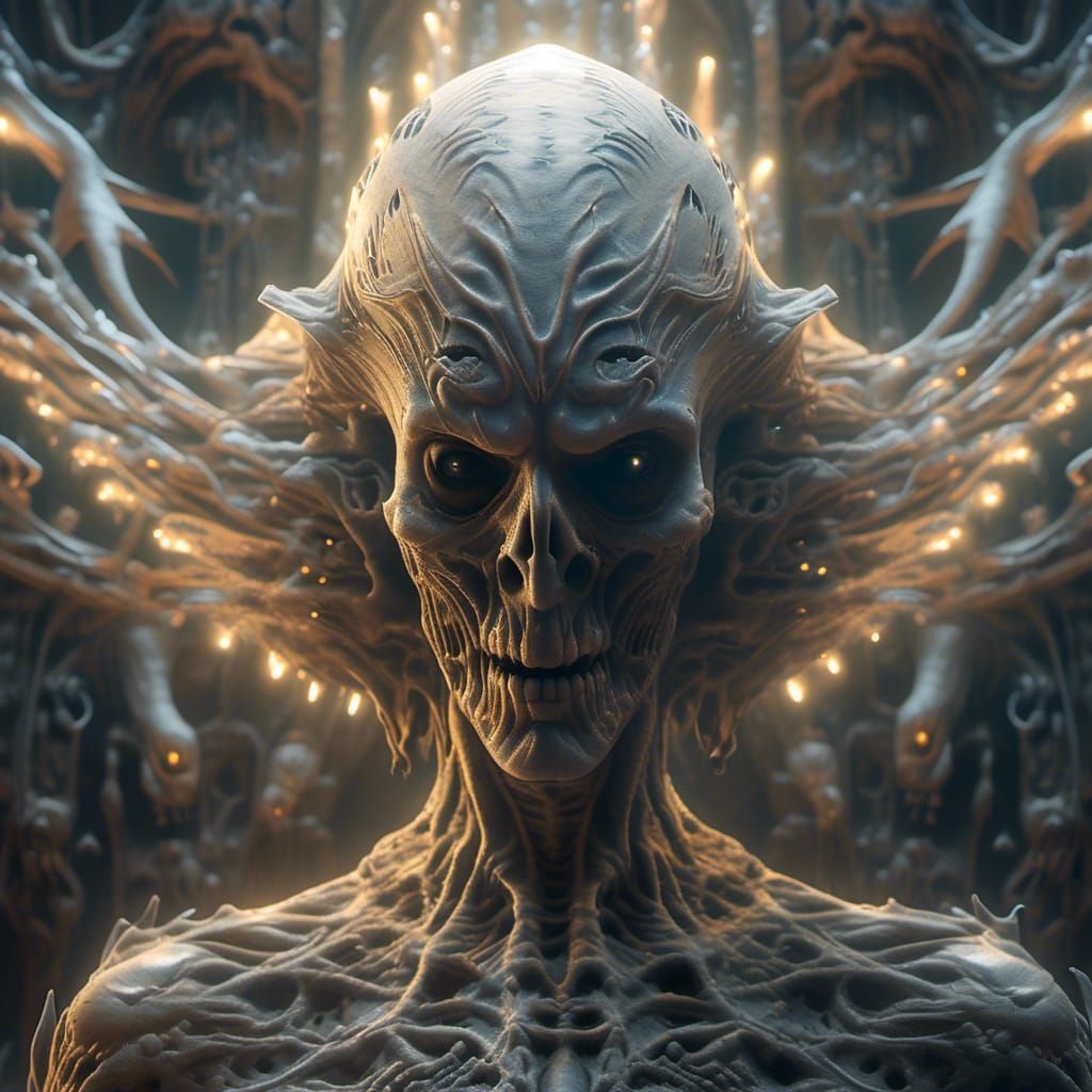 Hauntingly Beautiful Ghost in Hyperrealistic Style