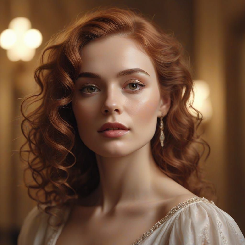 Ethereal Hollywood Siren in Soft Focus