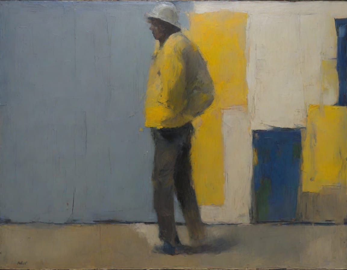 Impressionist Figure Painting with Muted Tones