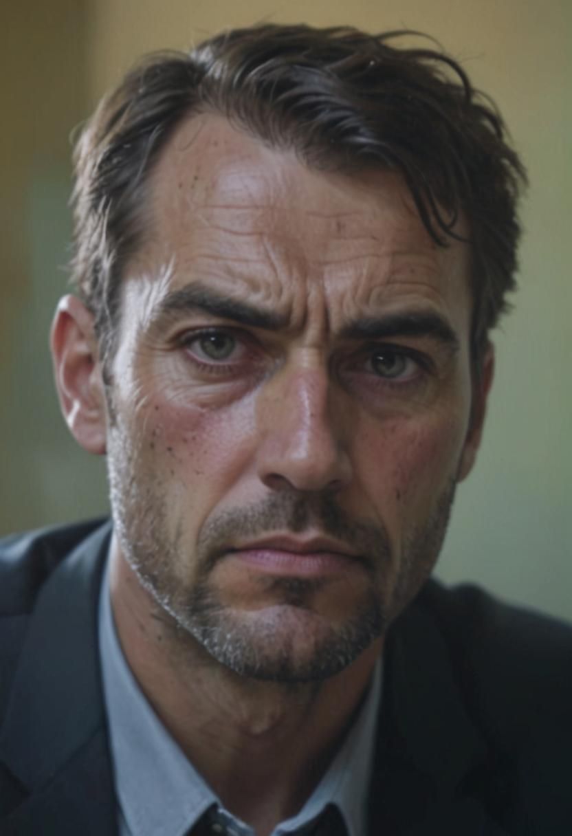 AI Portrait of a Serious Man