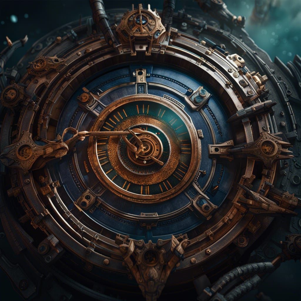Fantastical Distal Dial in Detailed Matte Painting