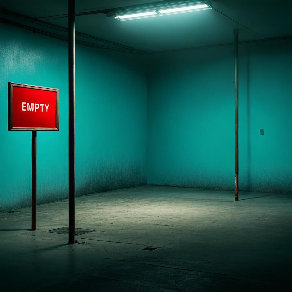 Empty Room in Tonalist Style