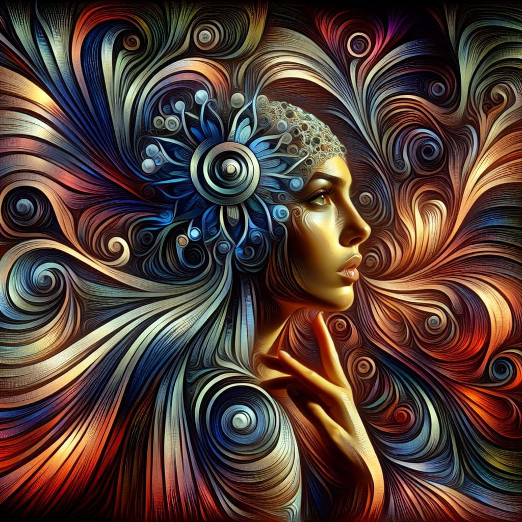 Elegant Woman Showcasing Modern Fashion Trends