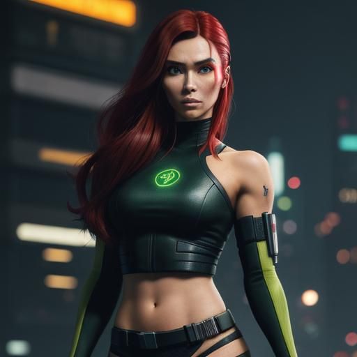 Japanese girl cyberpunk