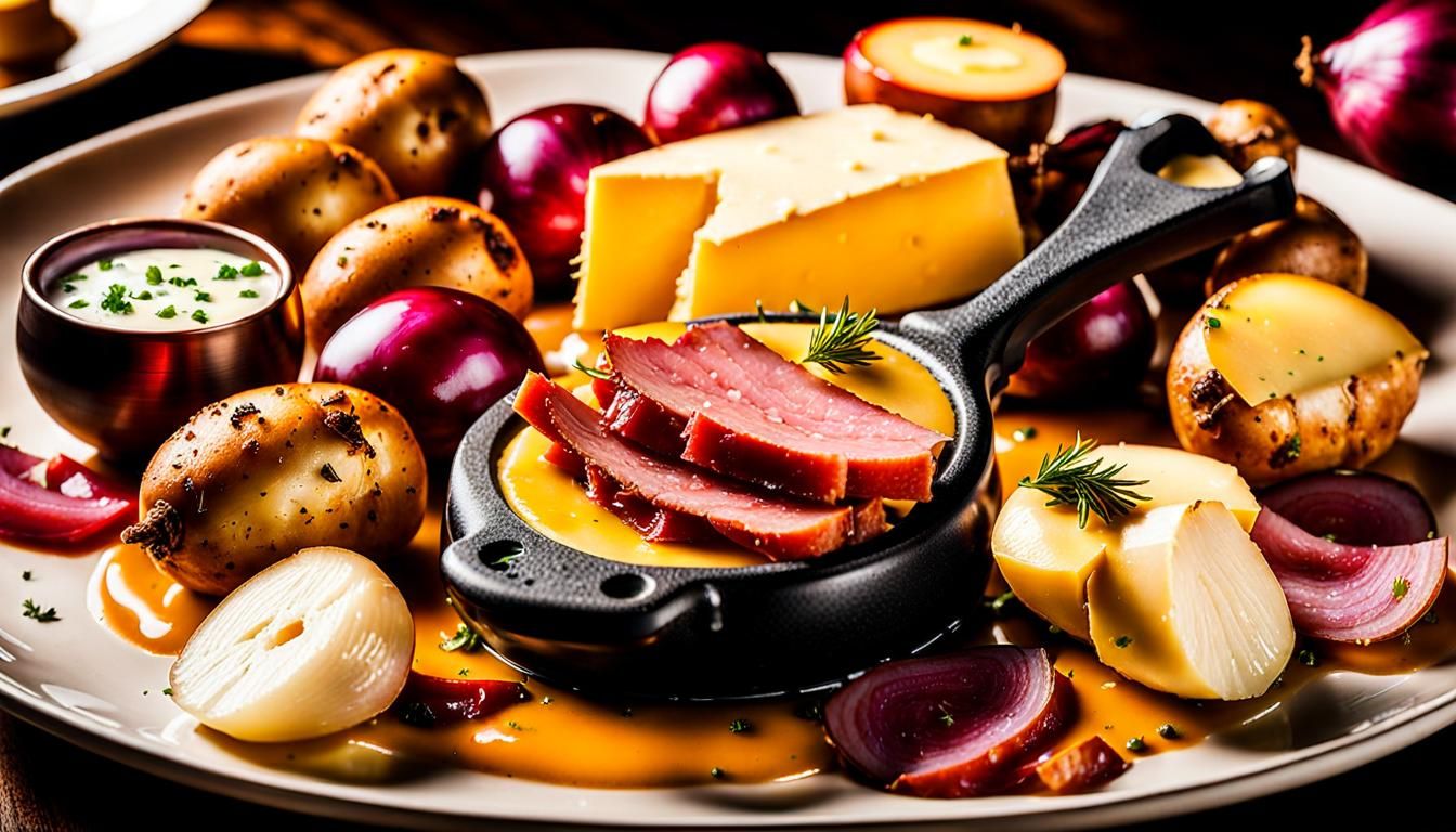 Warmth of a Golden Raclette Feast