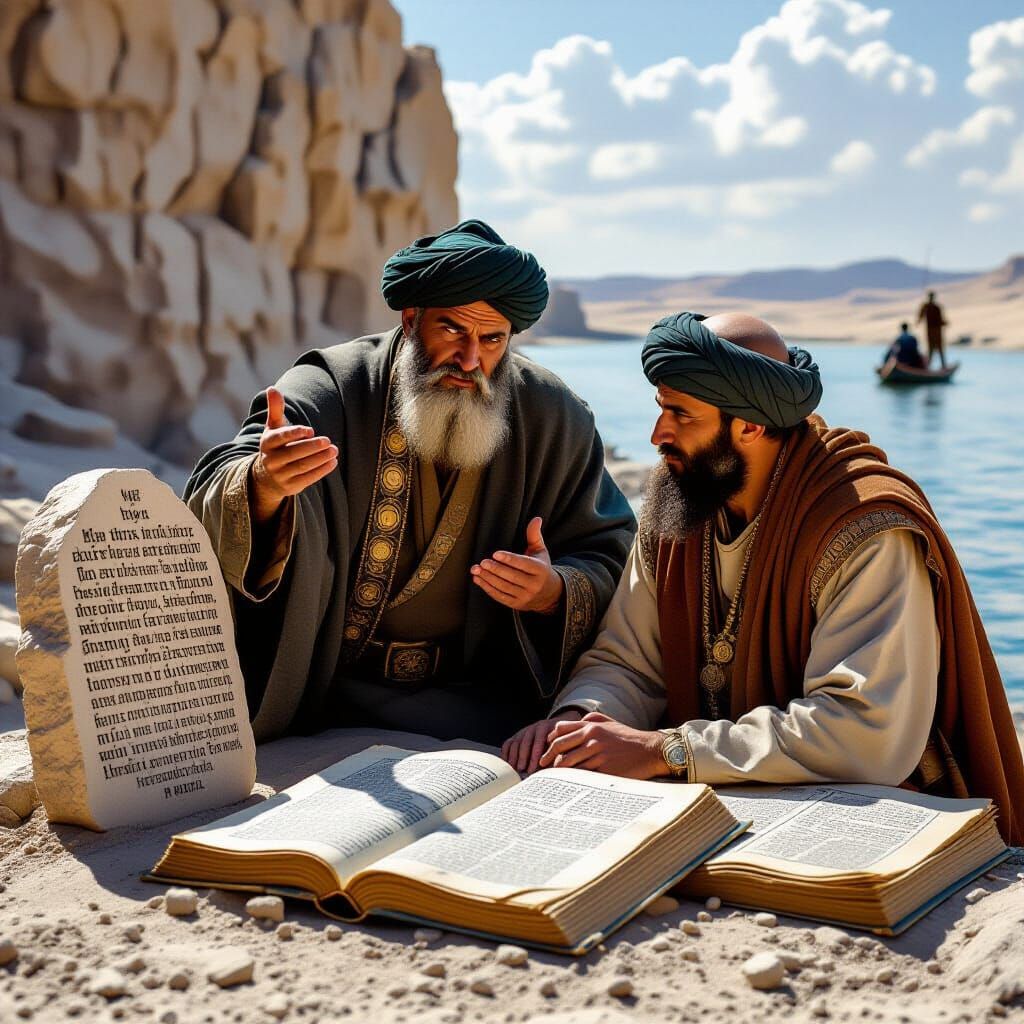 Scholars Discover Ancient Tombstone Inscription in Sepia Ton...