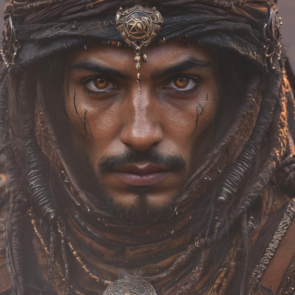 Mystic Djinn in Golden Armor