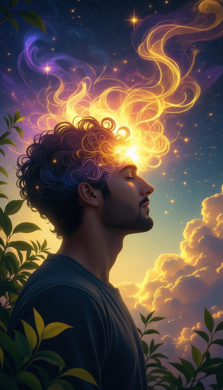 Exploding Mind in Dark Fantasy Concept Art