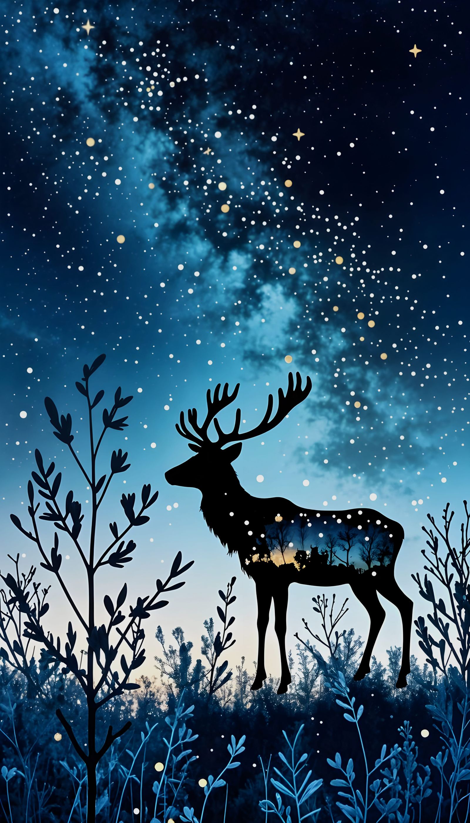 #11 Reindeer Silhouette