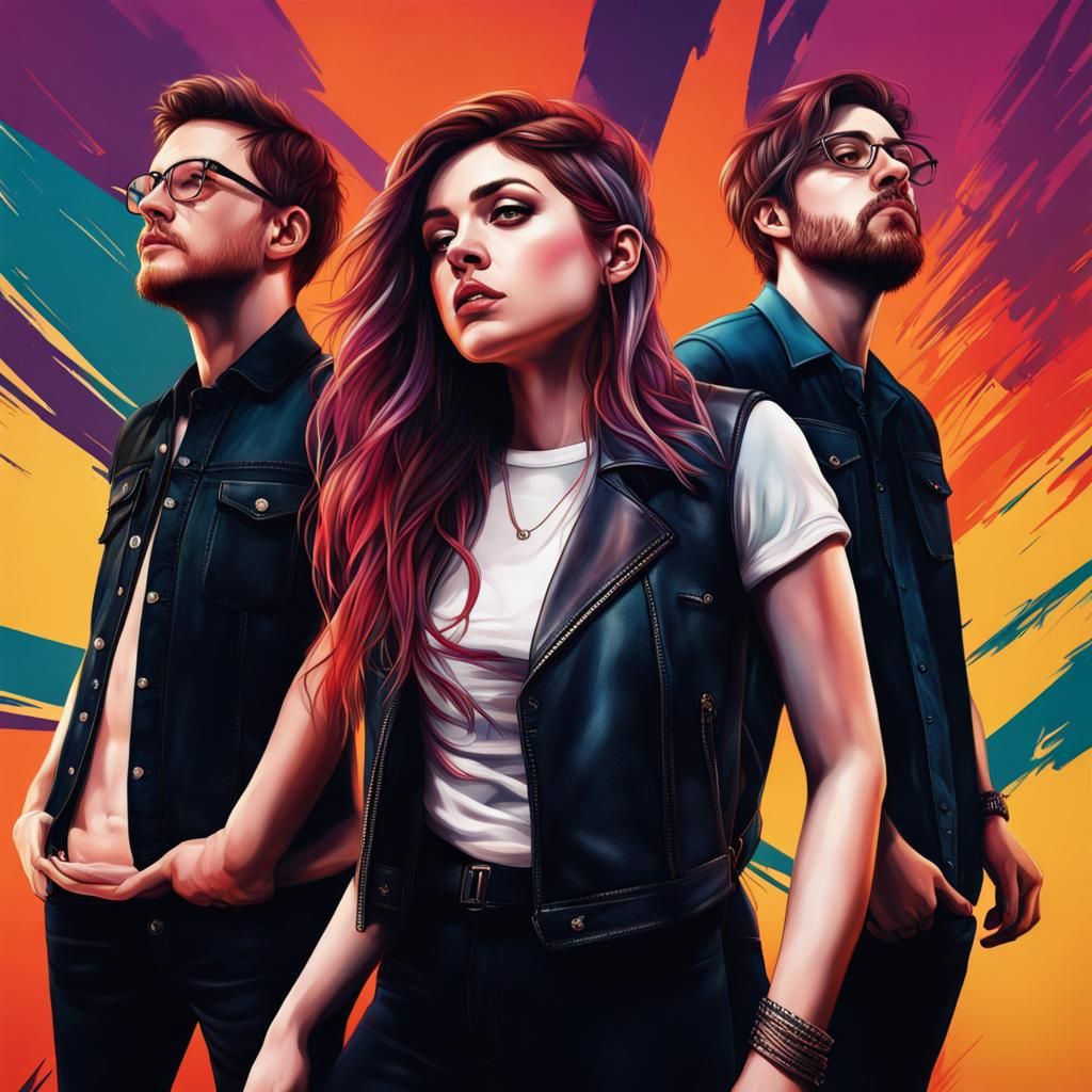 The band Against The Current Ai style-