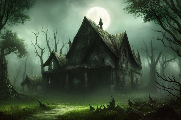 They say the ghost of old Mr. Krendal still haunts this house.