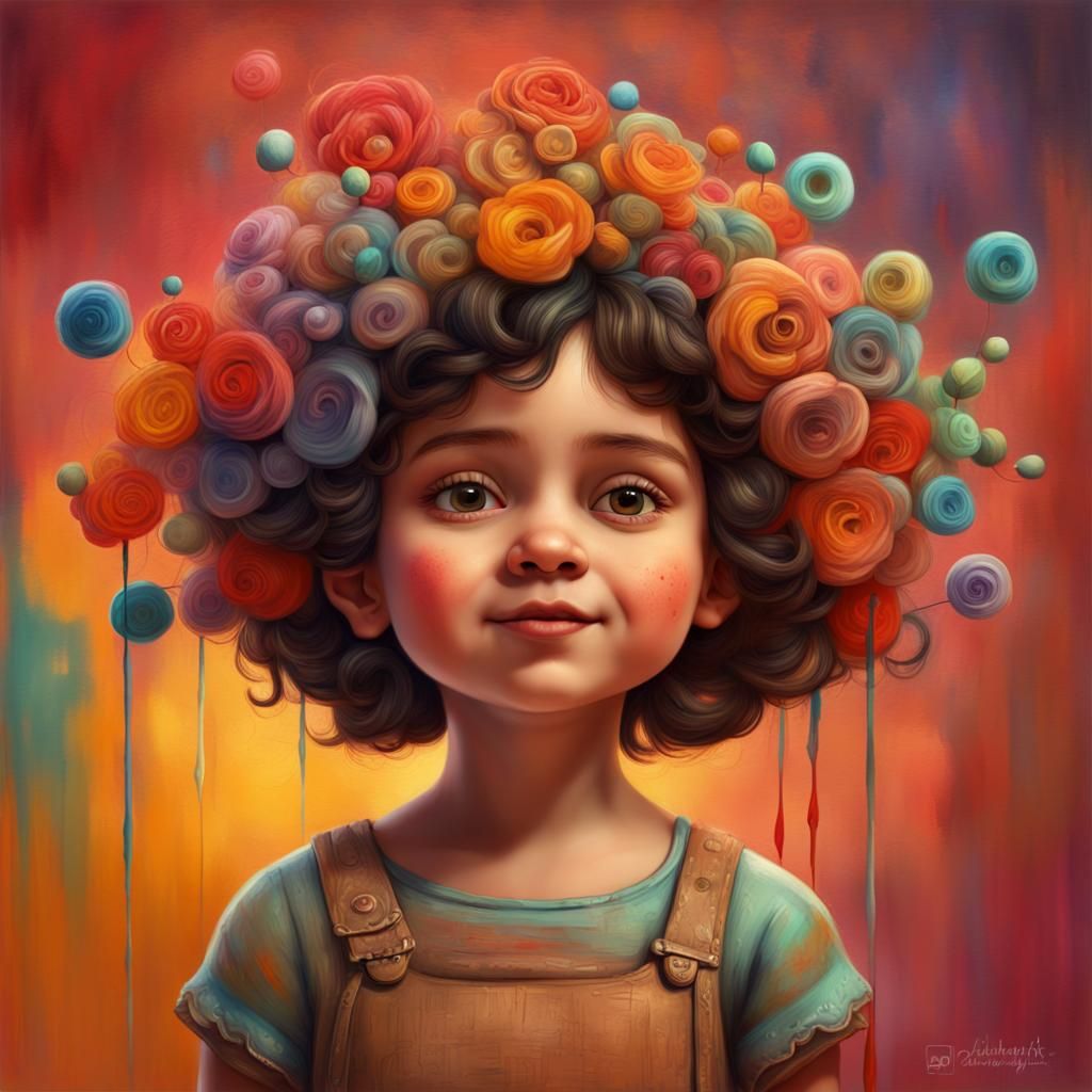 Child Painting as 3D Digital Art