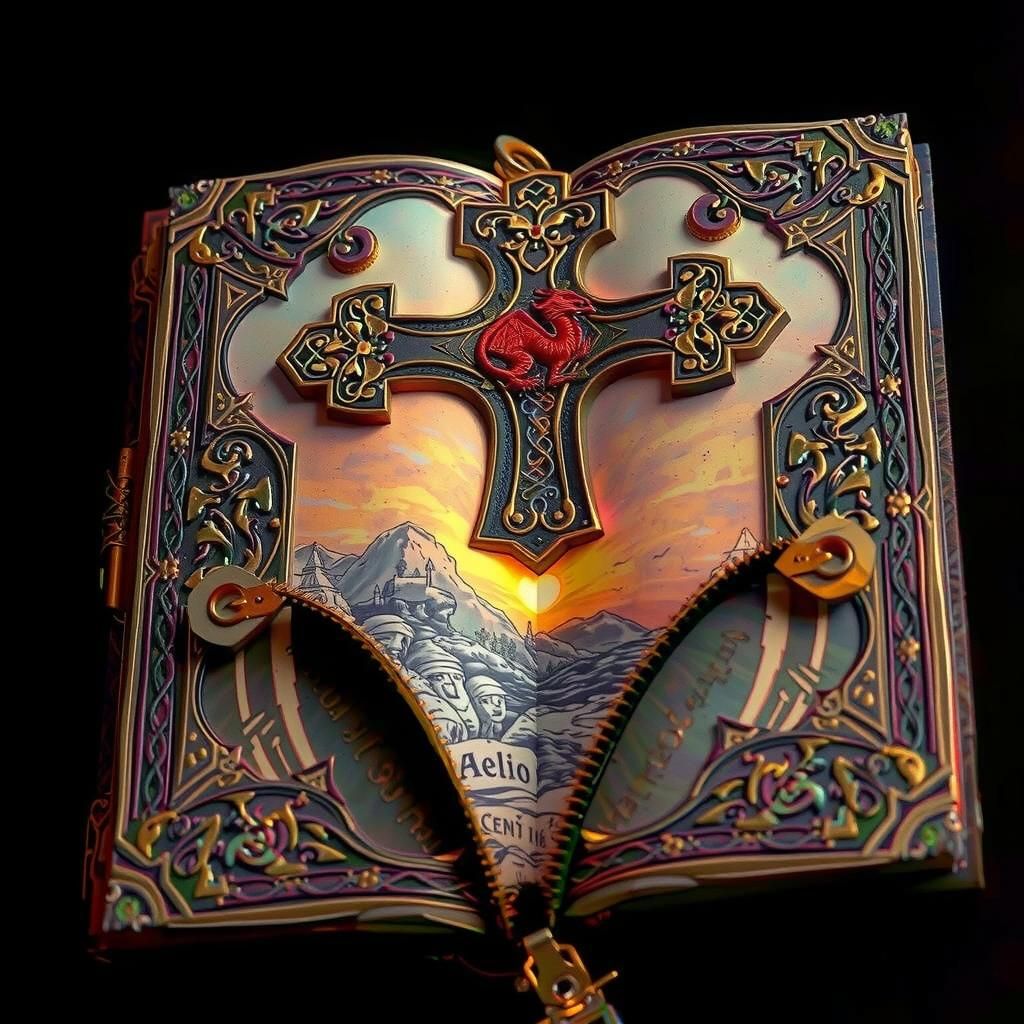 Celtic Cross Reveals Dragon Battle at Dinas Emrys