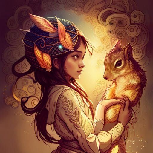 Squirrel Princess: An AI-Generated Fairy Tale