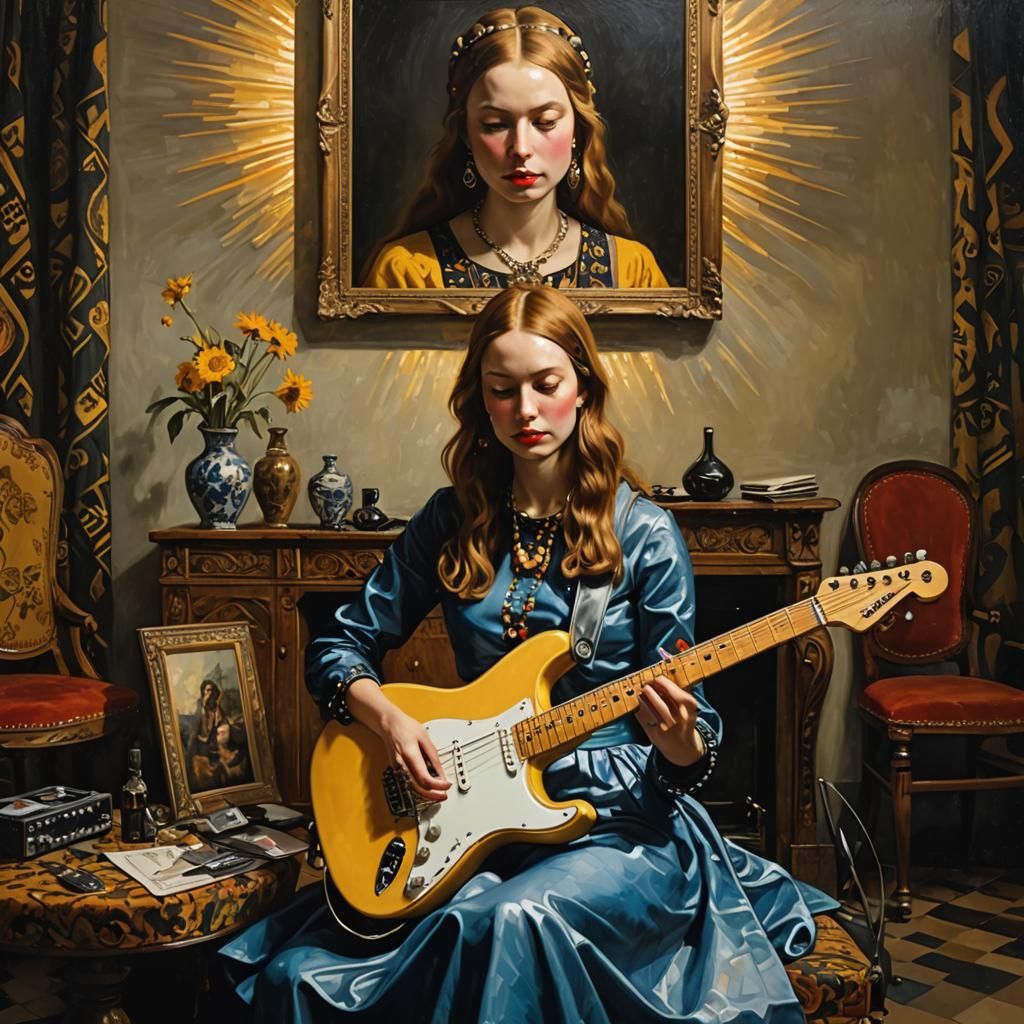 Surrealistic young sun kissed Gorgeous Charming Enchantress ...