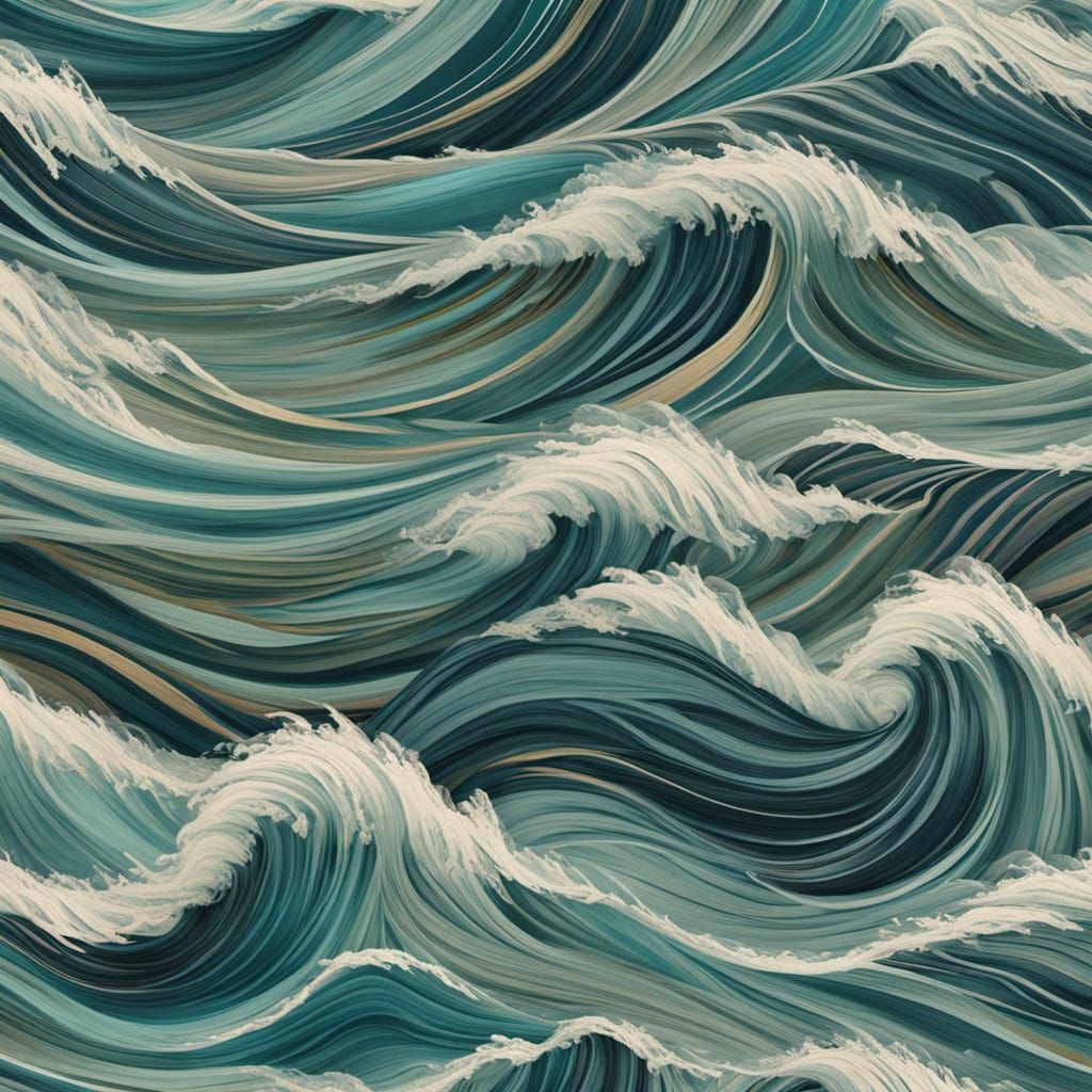 Ocean Wave Inspired Haute Couture Gowns