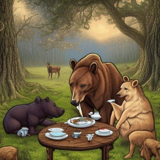 Bear lunch.
