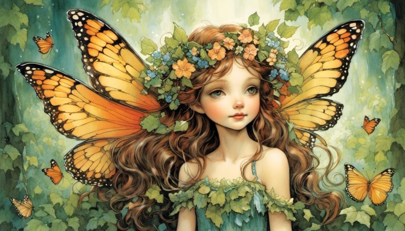 Lumina: Radiant Forest Fairy in Enchanted Forest