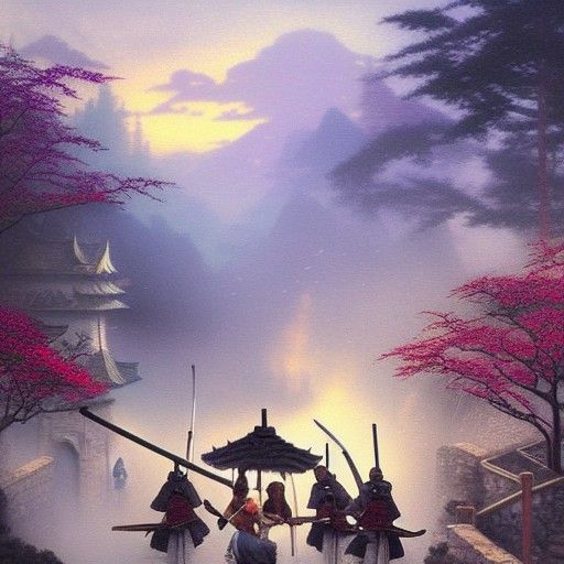 Samurai vs Ninjas: Ethereal Fantasy Battle