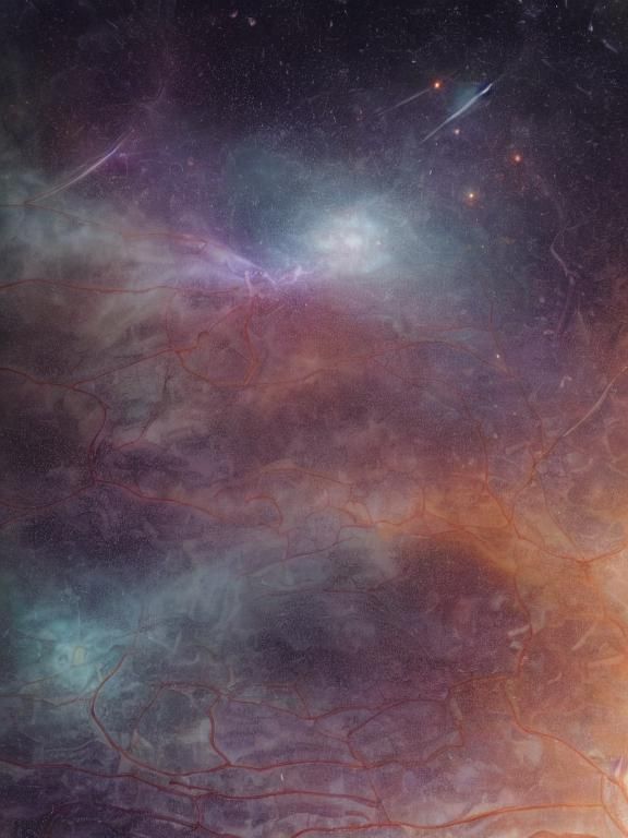 Star Systems Linked by Trade Routes in Sci-Fi Illustration