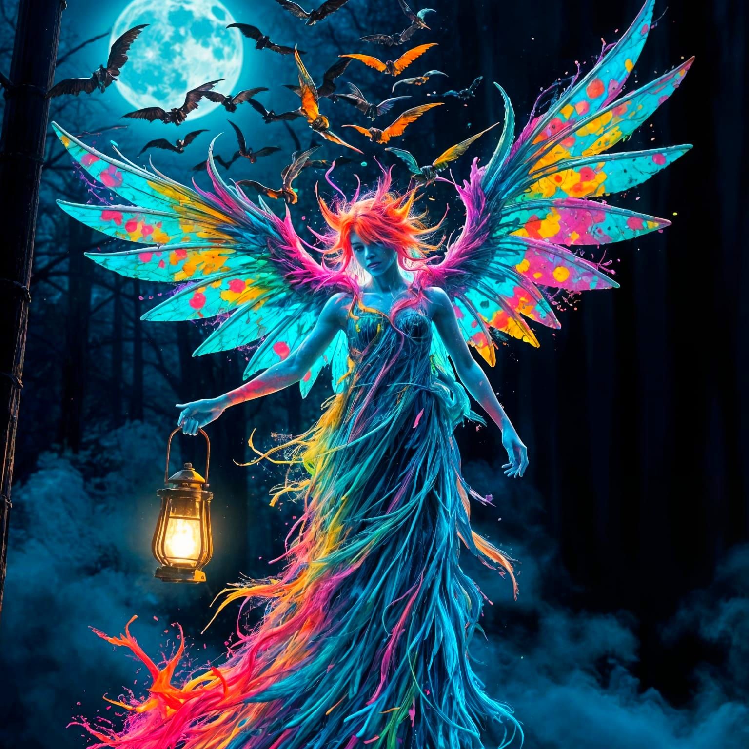 rainbow angel