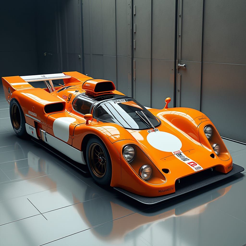 McLaren Inspired Car in Photorealistic Style