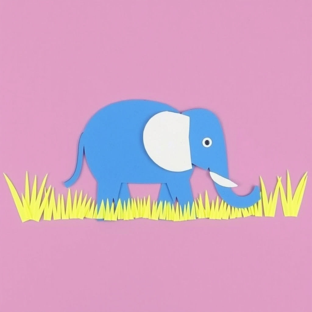 Surreal Elephant Guardians in a Mysterious Landscape