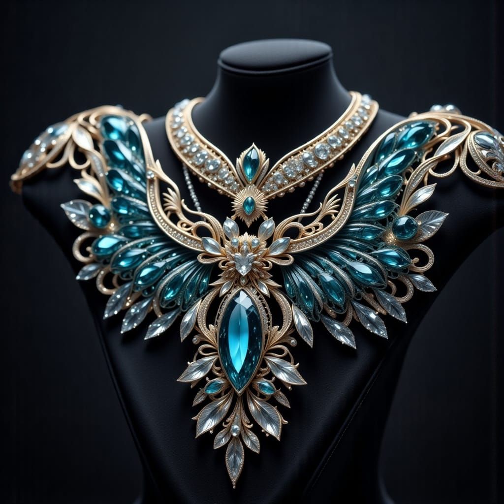 Ethereal Filigrain Jewelry in a Whimsical Atmosphere