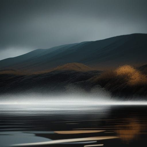 Serene Water, Golden Hour Reflections