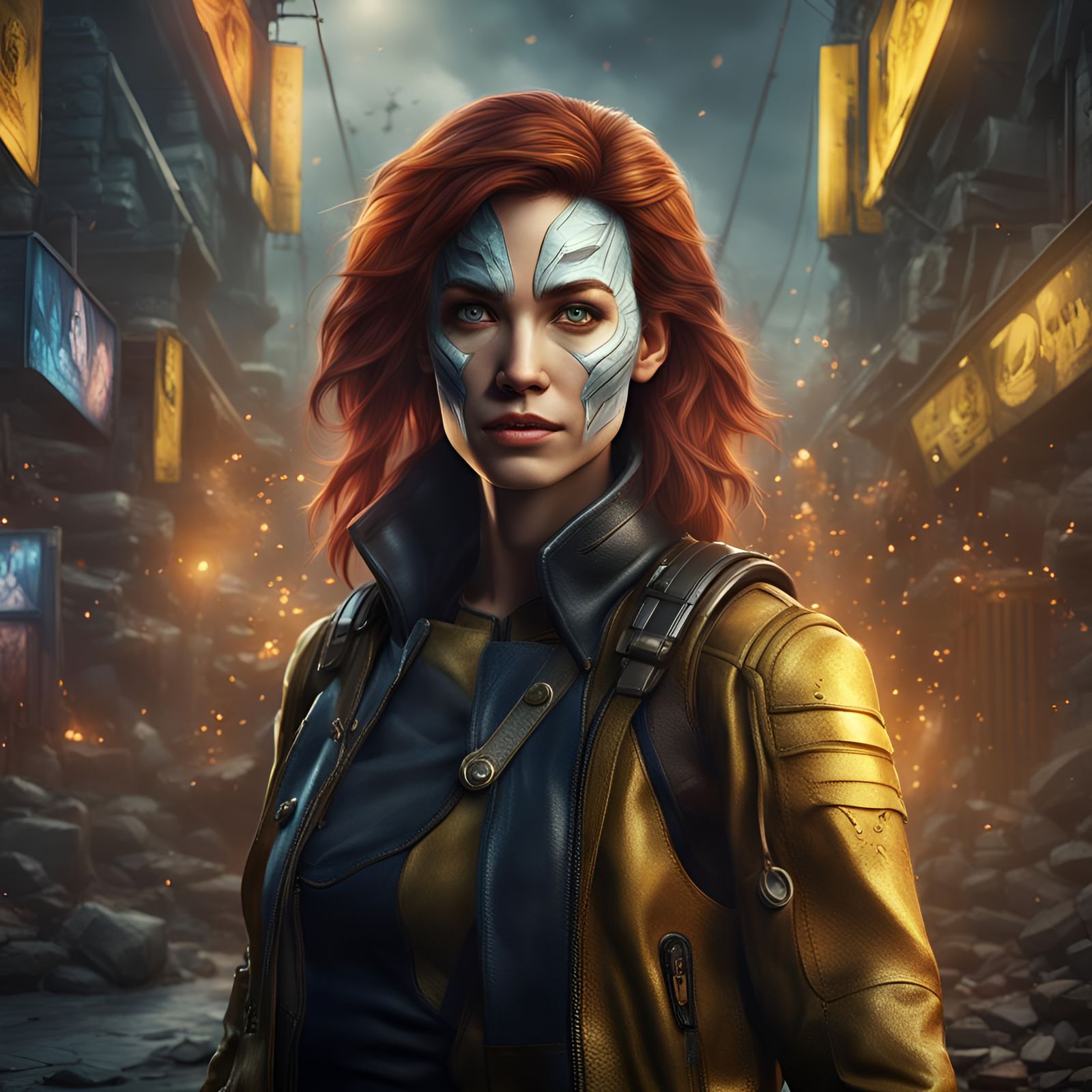 Rogue from X-Men: A Beautiful Fan Art Portrait