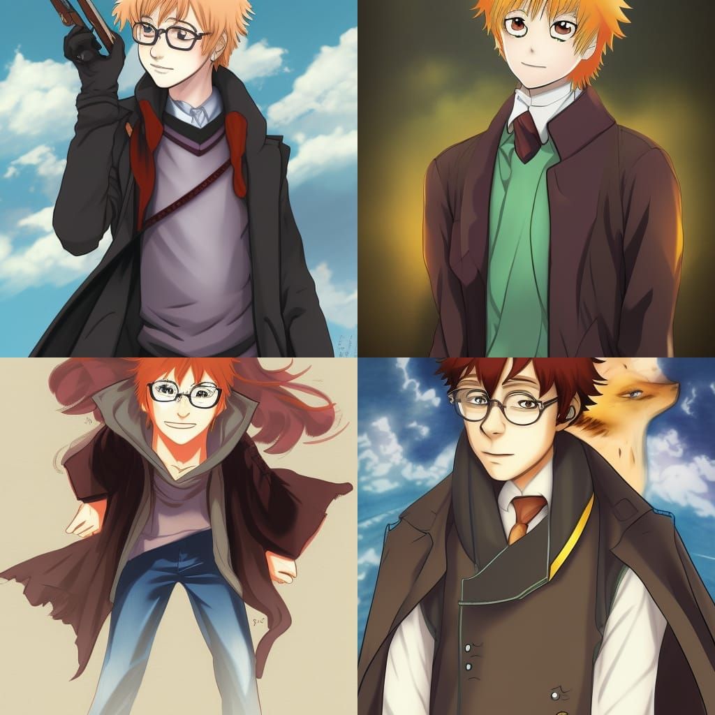 Percy Weasley Anime Key Visual Portrait
