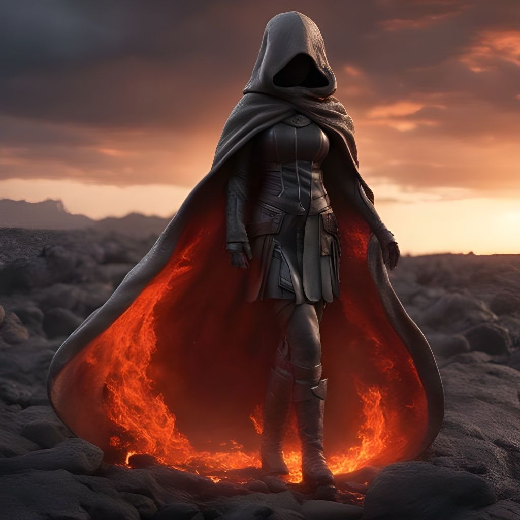 AI Generated Portrait of a Vixen