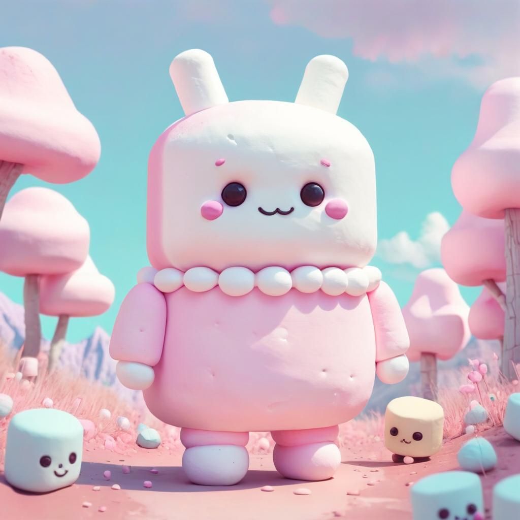Marshmallowpunk Art: A Whimsical Dreamscape