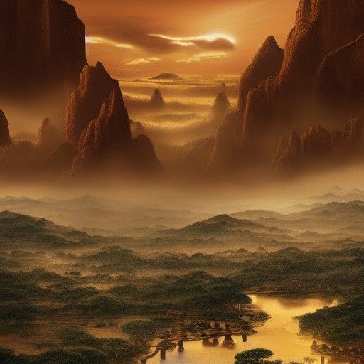 Detailed Matte Painting of Africa in Unreal Engine