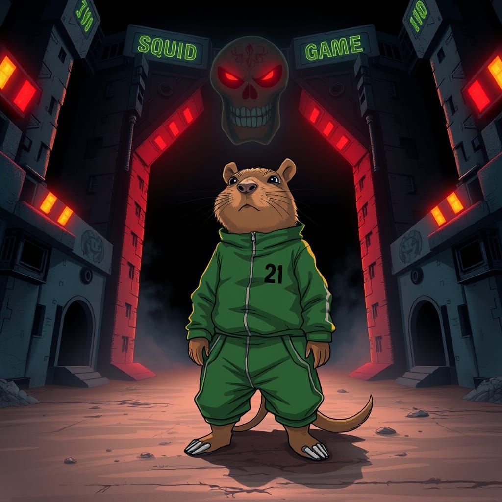 Squid Game Capybara: Mysterious Arena Awaits