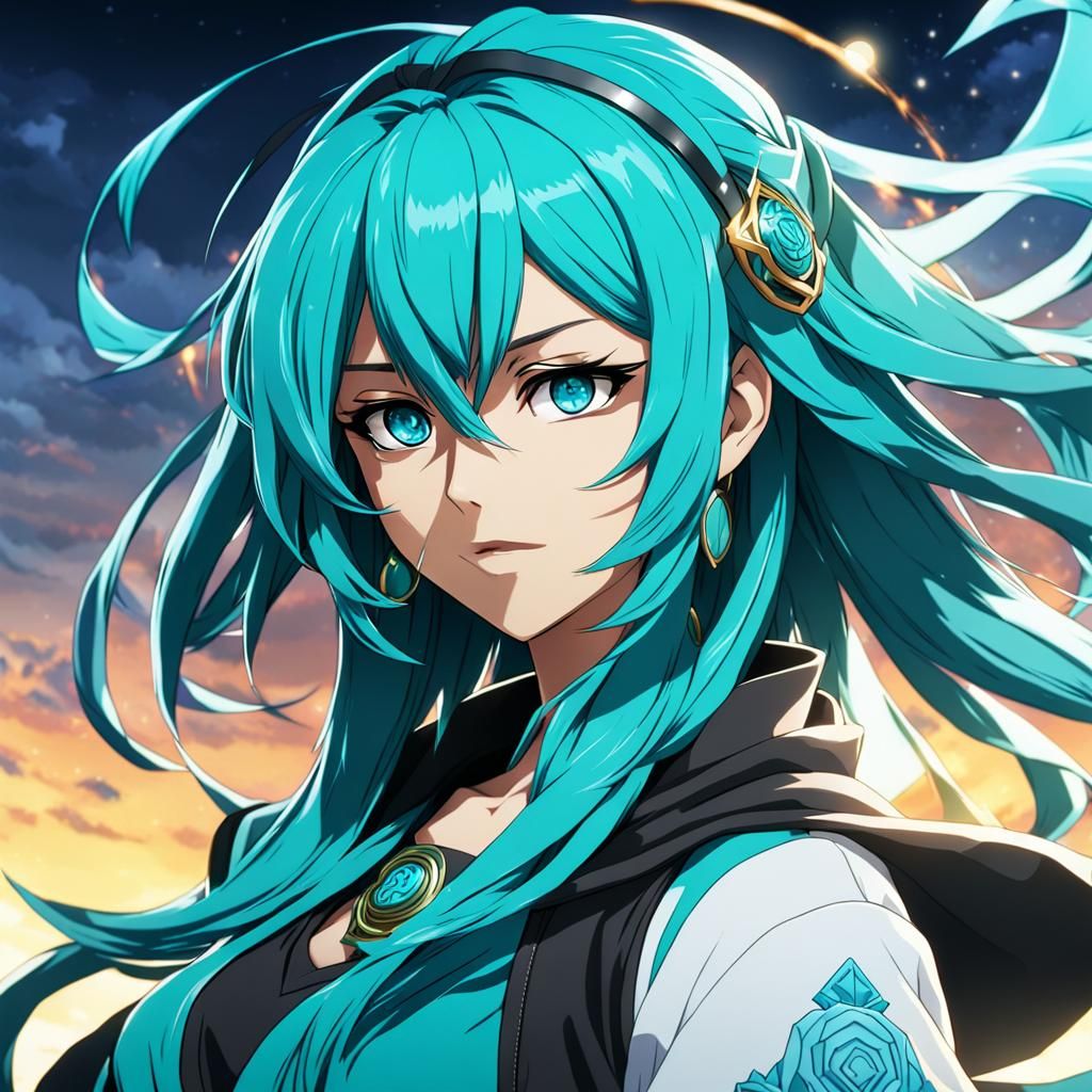 Anime Seer in Turquoise Code