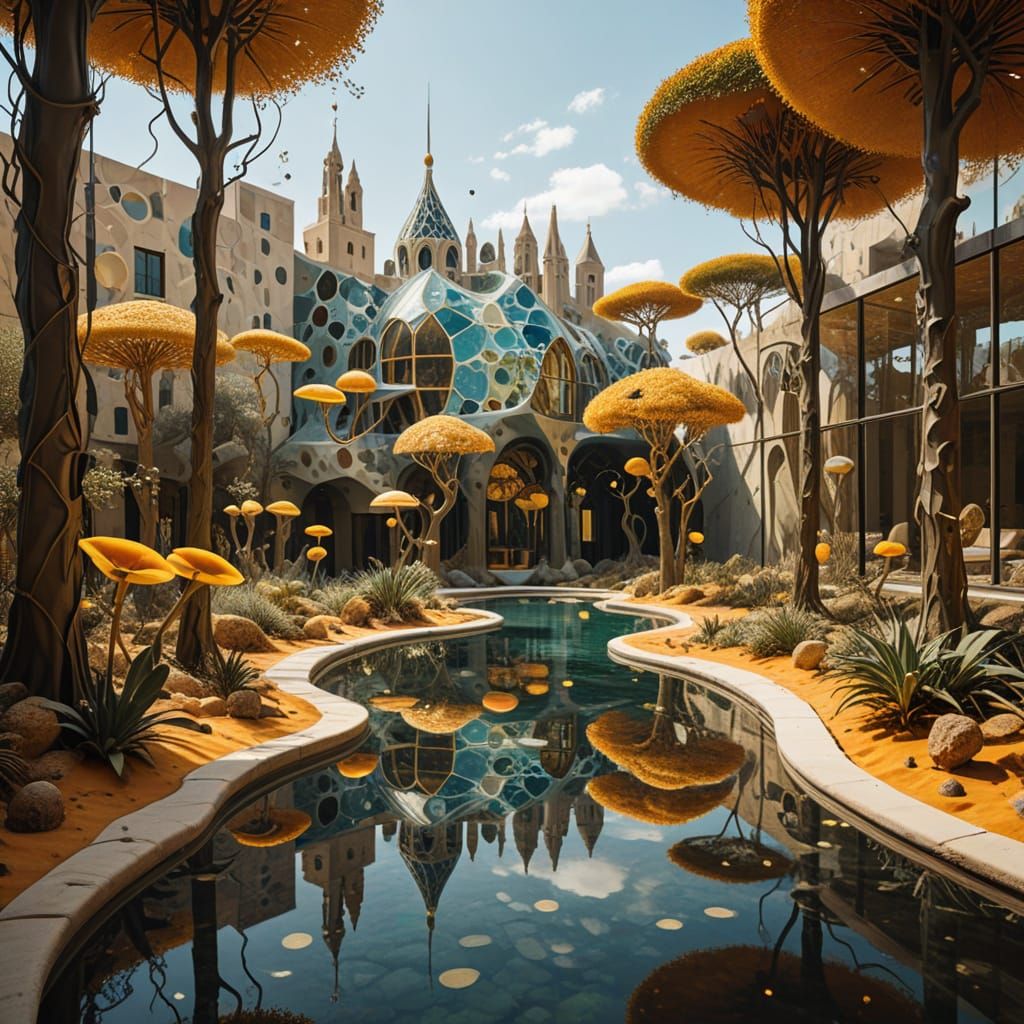 Whimsical Fractals Meet Cosmic Patterns in Vibrant Artistic ...