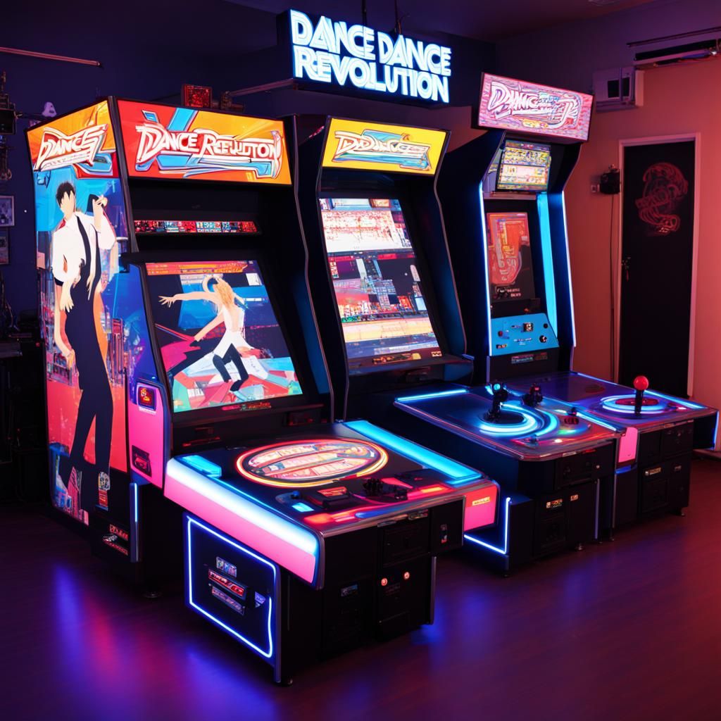 Dance Dance Revolution Arcade Machine