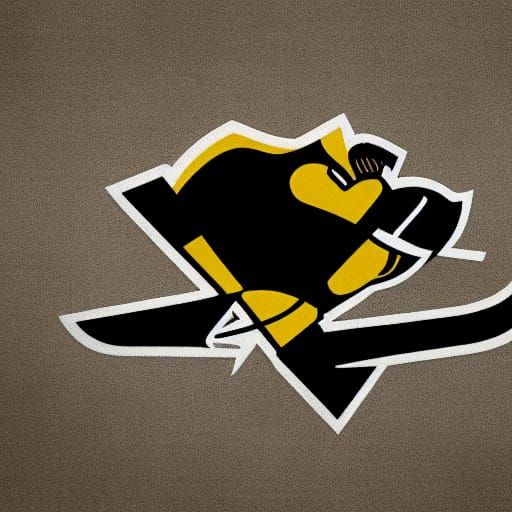 Pittsburgh Penguins Logo in Pop Art Style