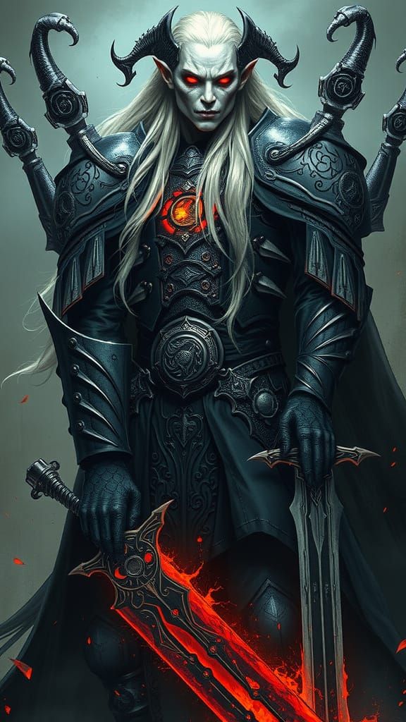 The Haunting Figure of Elric, Master of Dark Magic
