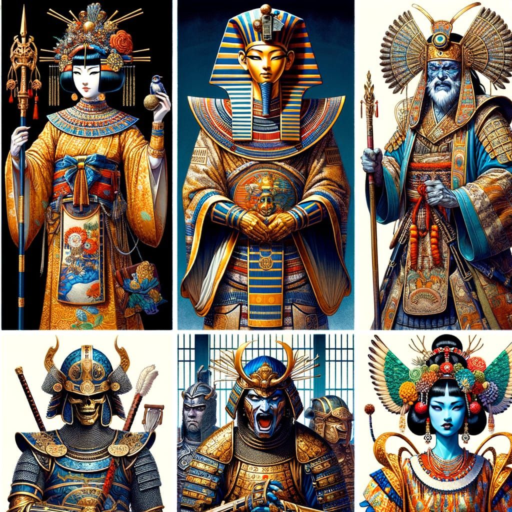 Diverse Historical and Mythological Figures