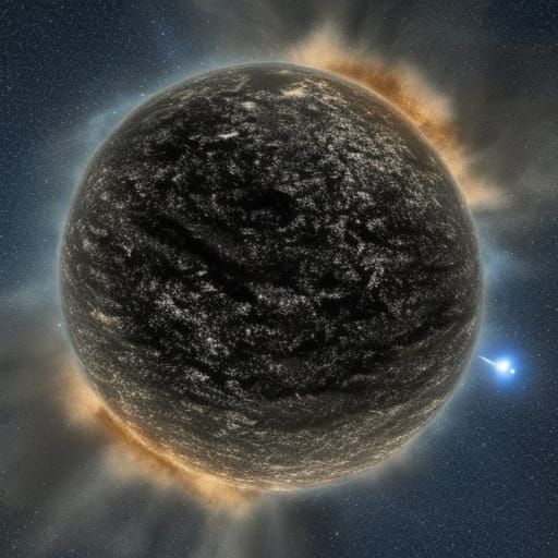 Cyberpunk Planet Under Siege: A Matte Painting