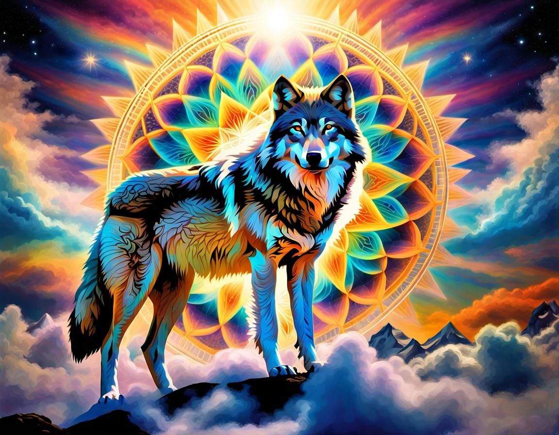 Prismatic Wolf Resonance in Astral Void