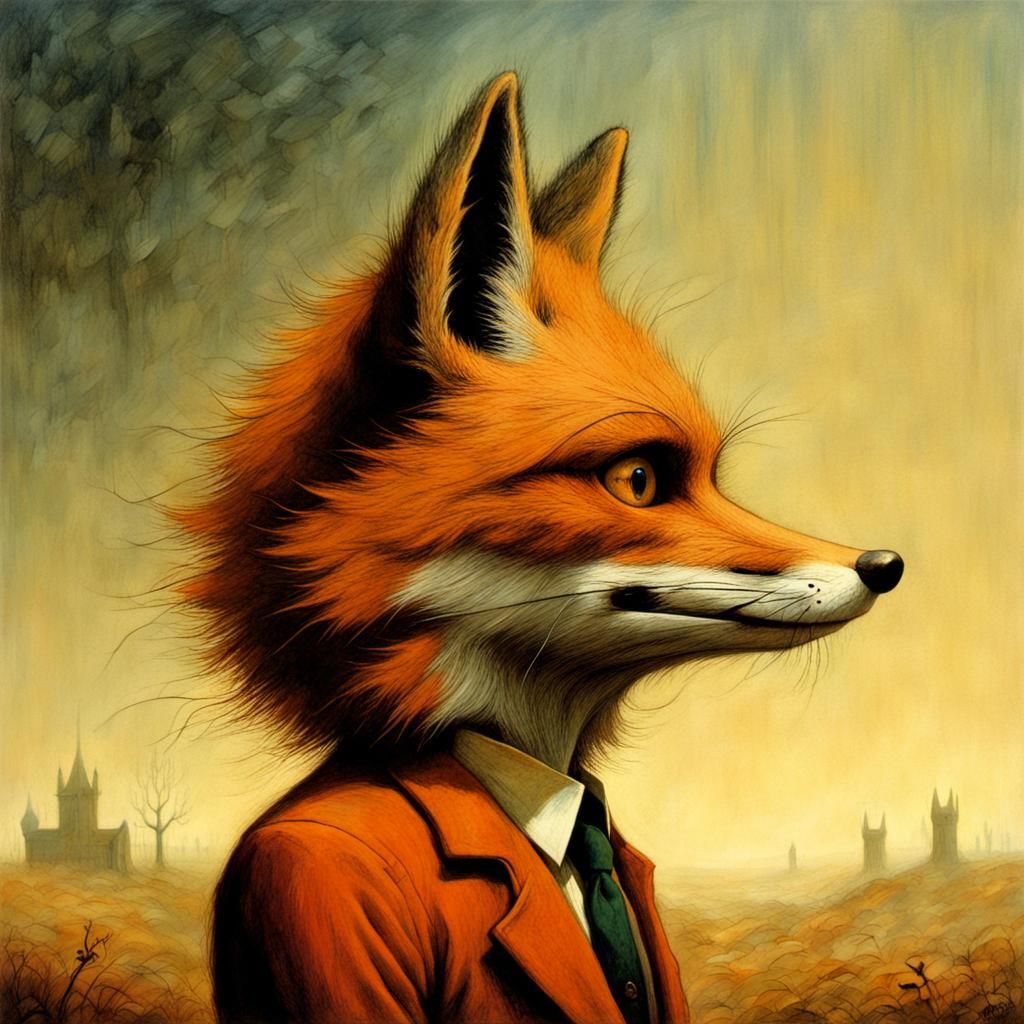Fantastic Mr. Fox in Gothic Surrealism
