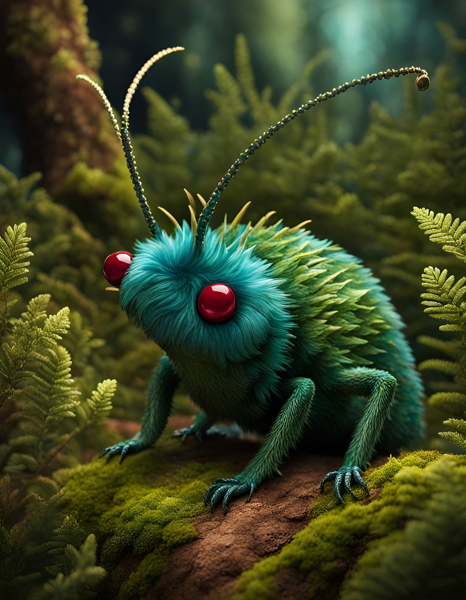 Bug's Eye View: Fluffy Forest Critters